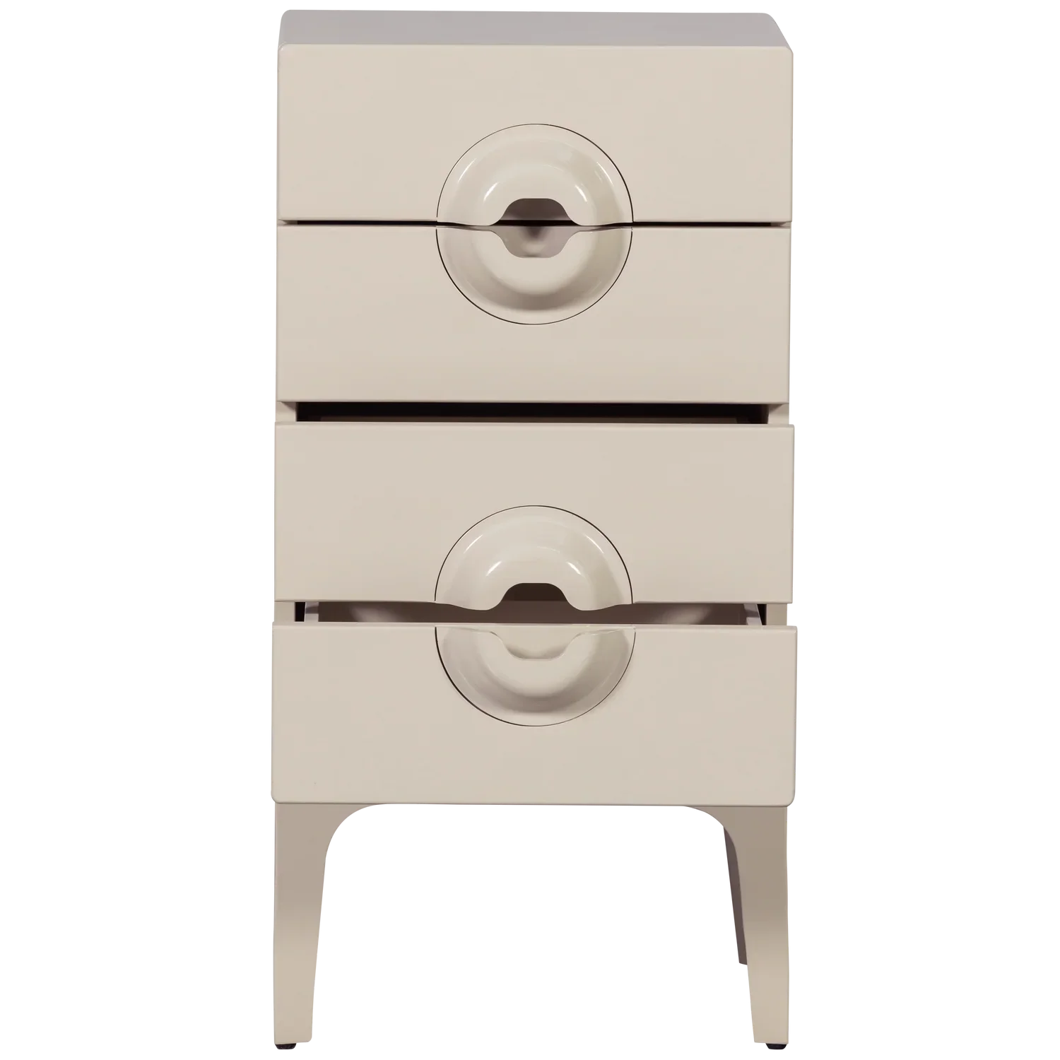 MERGE CABINET WITH 4 DRAWERS EUCALYPTUS WOOD GREIGE