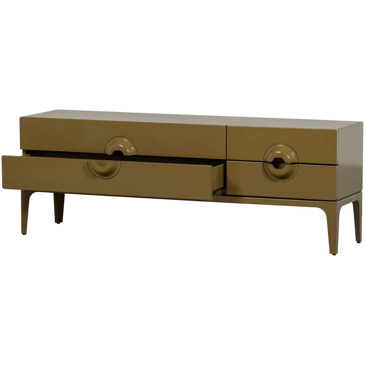 MERGE TV UNIT EUCALYPTUS WOOD HONEY YELLOW