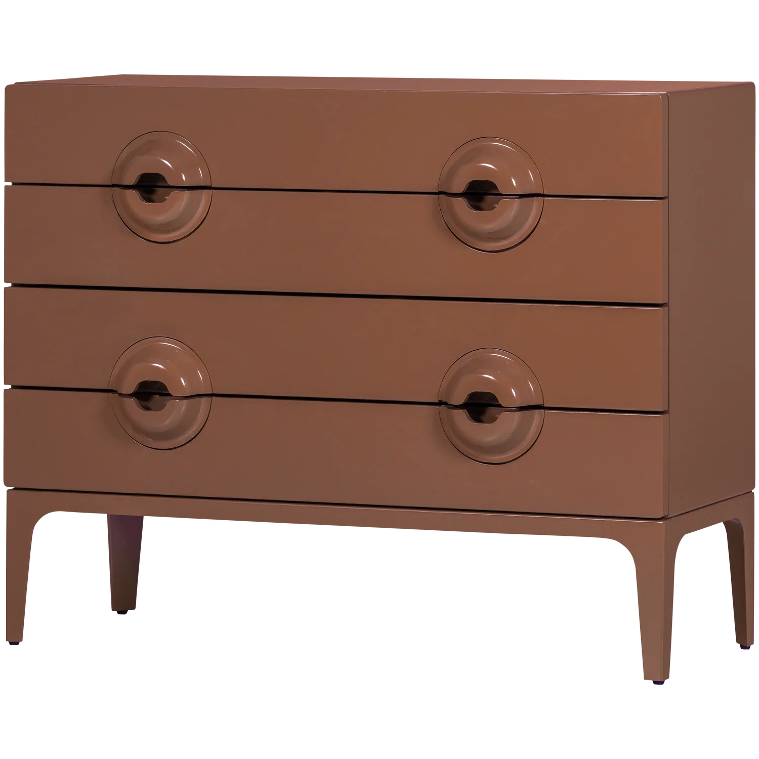 MERGE CABINET/COMMODE WITH DRAWERS EUCALYPTUS WOOD OLD PINK