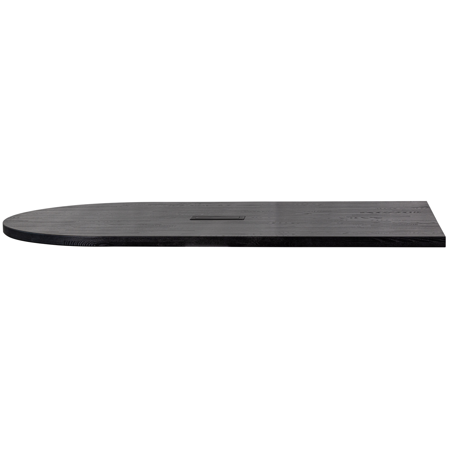 WOOOD blat masa TABLO LUNGO END | Ash | Negru | 5x210x120 cm
