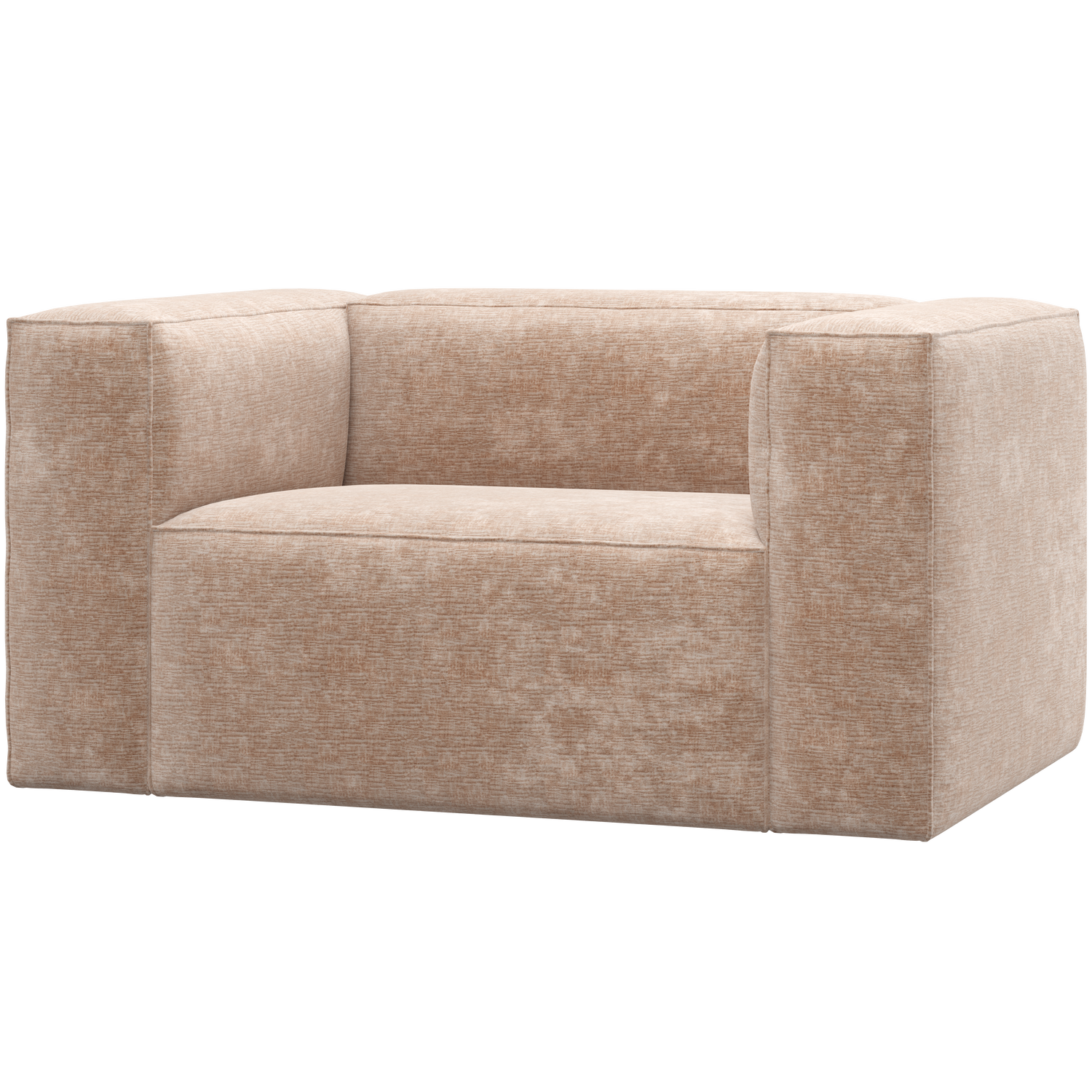WOOOD fotoliu BEAN ARMCHAIR CHENILLE VELVET | 100% Pes | Natural | 74x146x98 cm