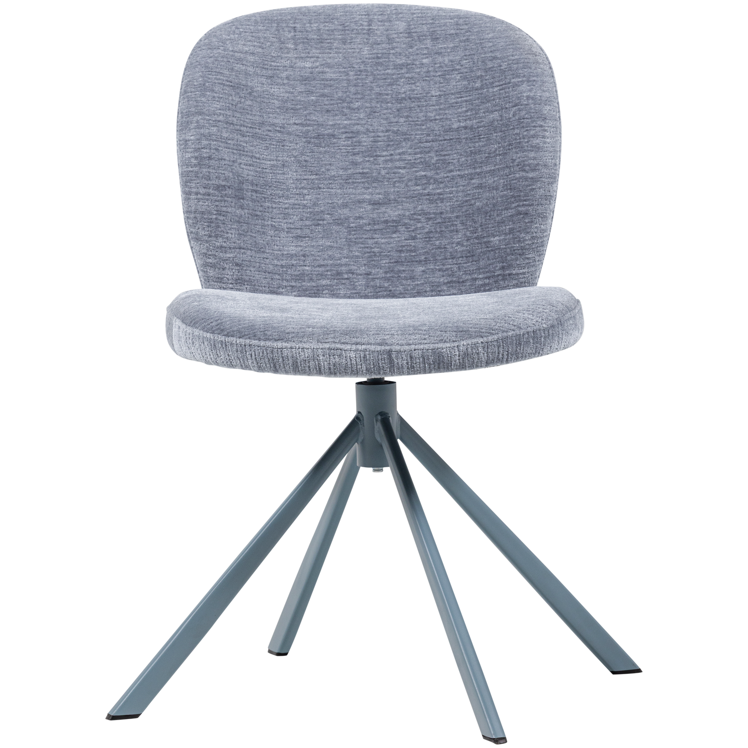 FEMKE DINING CHAIR CHENILLE BLUE