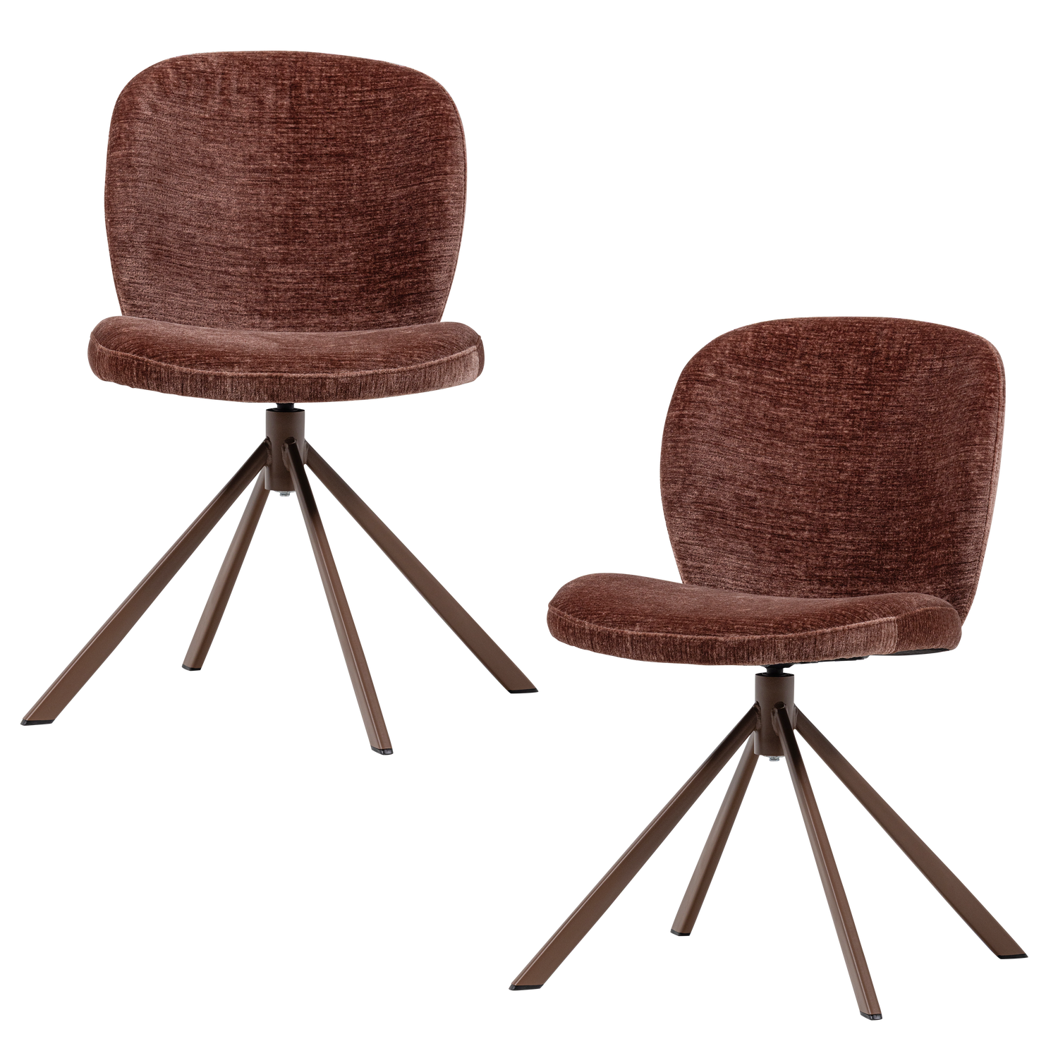 FEMKE DINING CHAIR CHENILLE BLUE