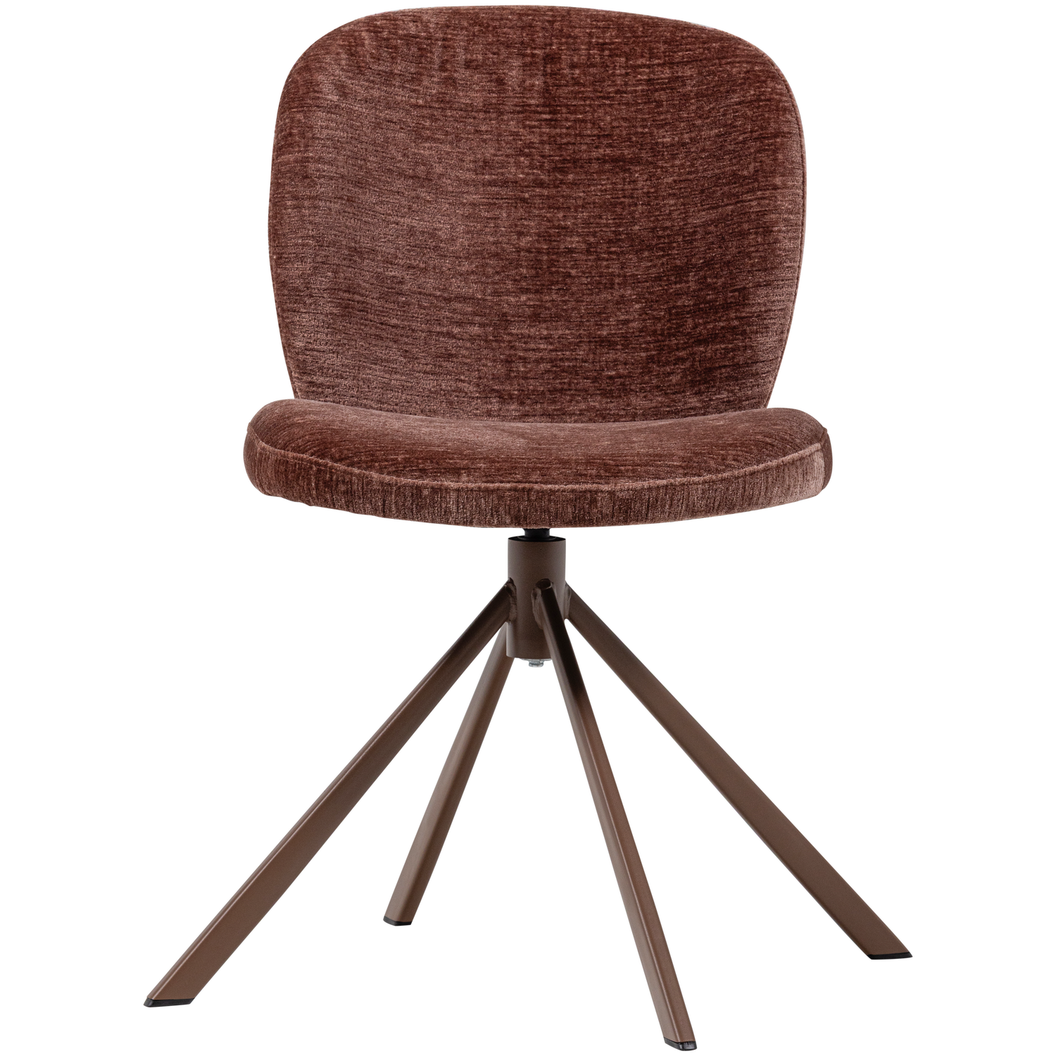 FEMKE DINING CHAIR CHENILLE BROWN