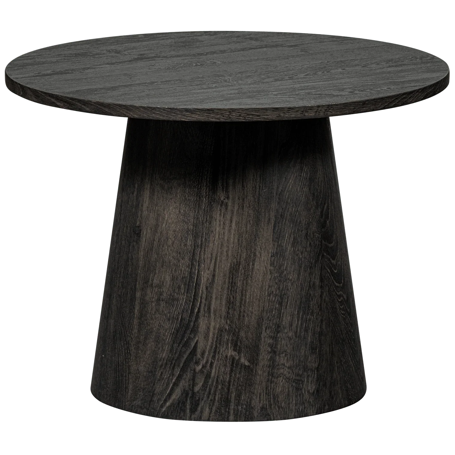 VITO COFFEE TABLE MDF DARK BROWN 40xØ80CM