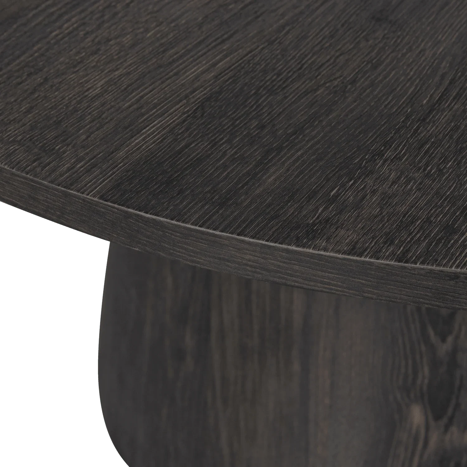 VITO COFFEE TABLE MDF DARK BROWN 45xO60CM