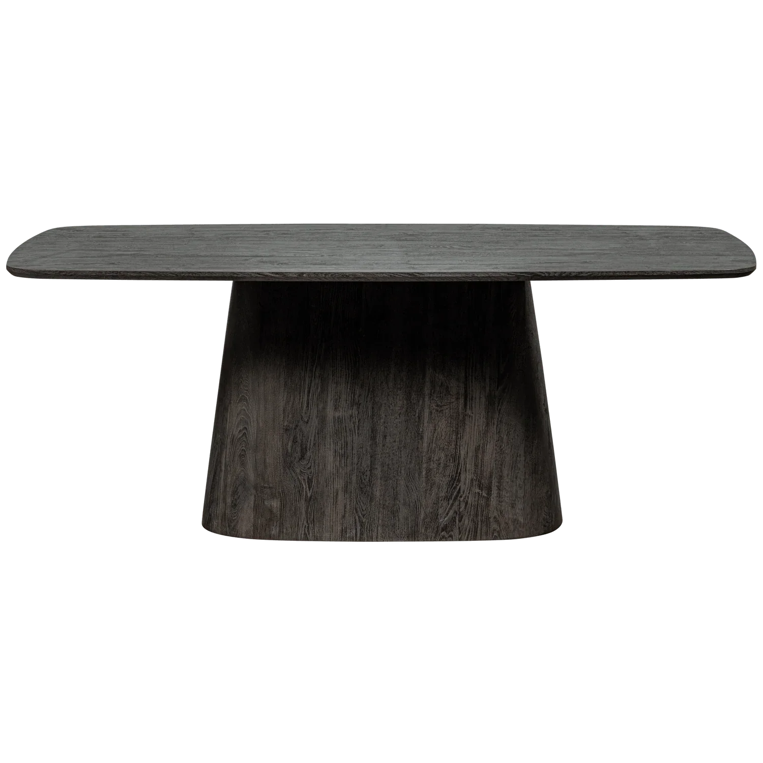 LEAH DINING TABLE MDF DARK BROWN 200x105CM