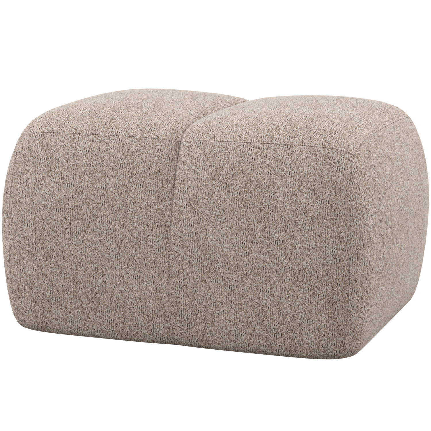WOOOD puf MOJO | 100% Pes | Nisipiu | 45x84x64 cm
