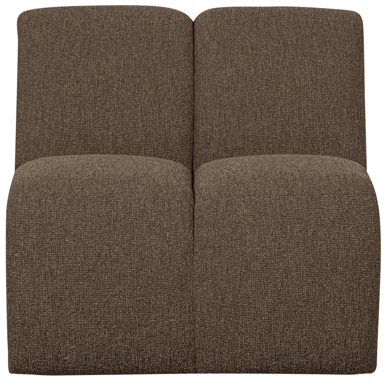WOOOD canapea modulara MOJO 1-SEATER ELEMENT BOUCLE | 100% Pes | Maro | 74x84x97 cm