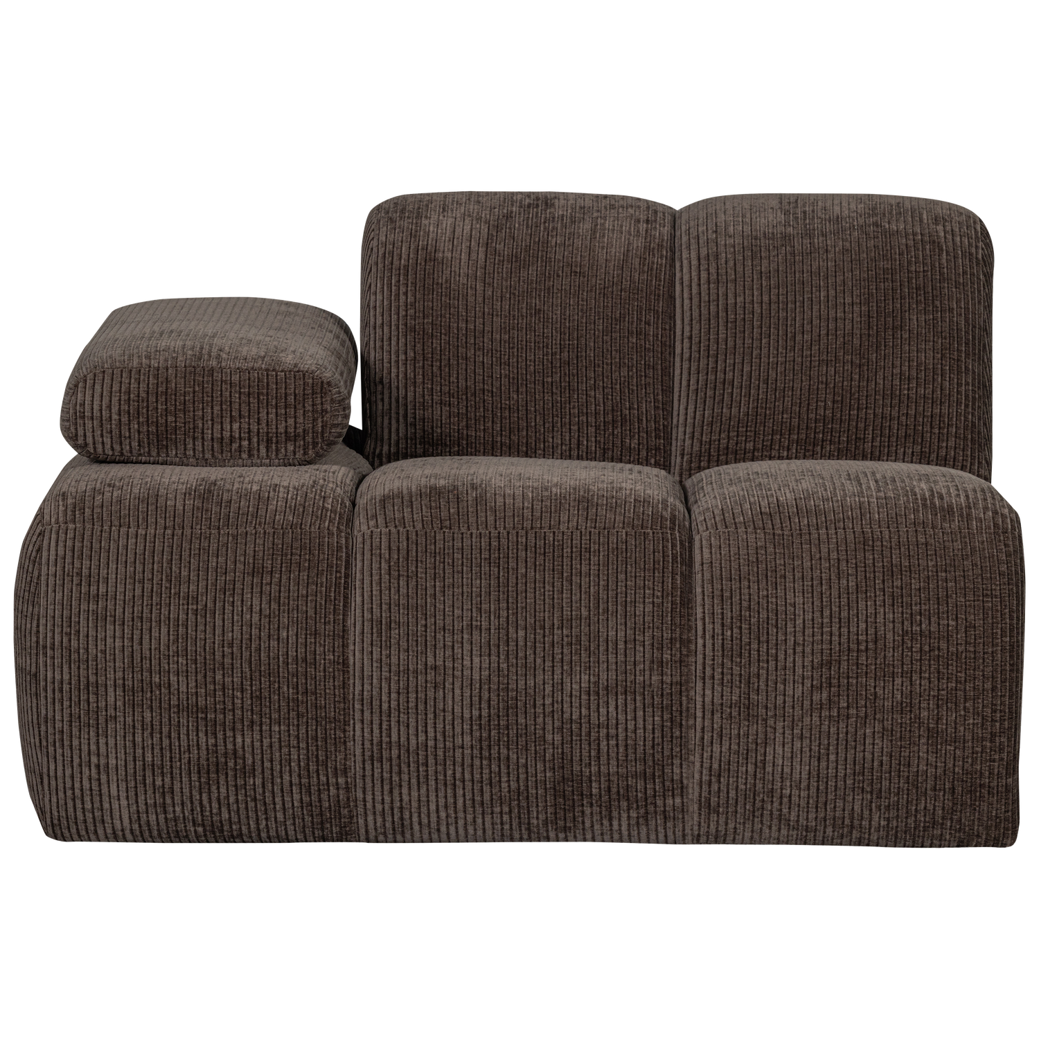 WOOOD canapea modulara MOJO 1-SEATER ELEMENT | 100% Pes | Maro | 74x124x97 cm