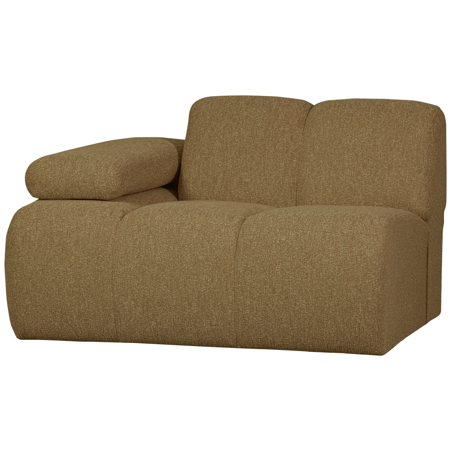 WOOOD canapea modulara MOJO 1-SEATER ELEMENT | 100% Pes | Galben | 74x124x97 cm