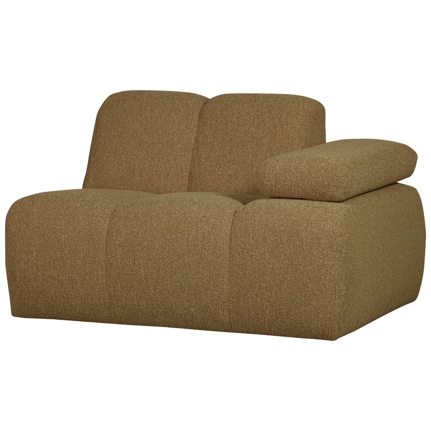 WOOOD canapea modulara MOJO 1-SEATER ELEMENT | 100% Pes | Galben | 74x124x97 cm
