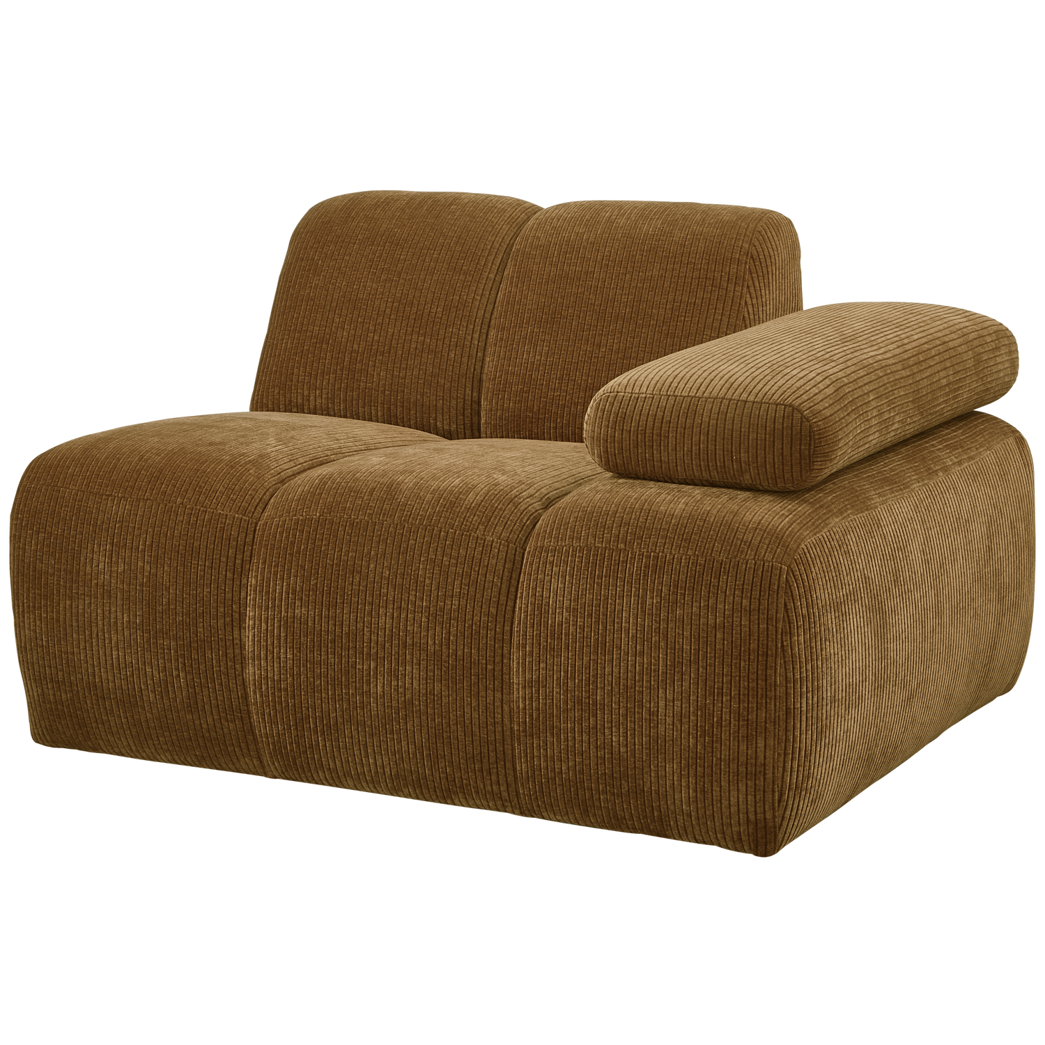 WOOOD canapea modulara MOJO 1-SEATER ELEMENT | 100% Pes | Galben | 74x124x97 cm