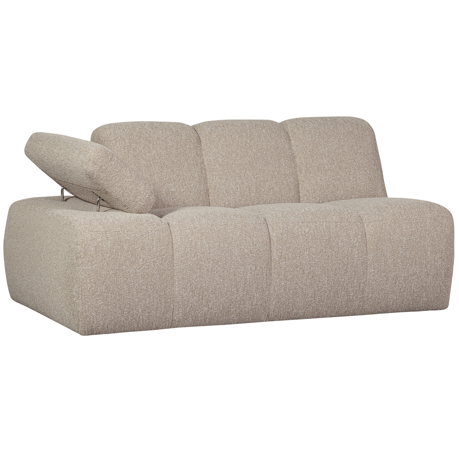 MOJO 1,5-SEATER ELEMENT ARM LEFT BOUCLE BEIGE MELANGE