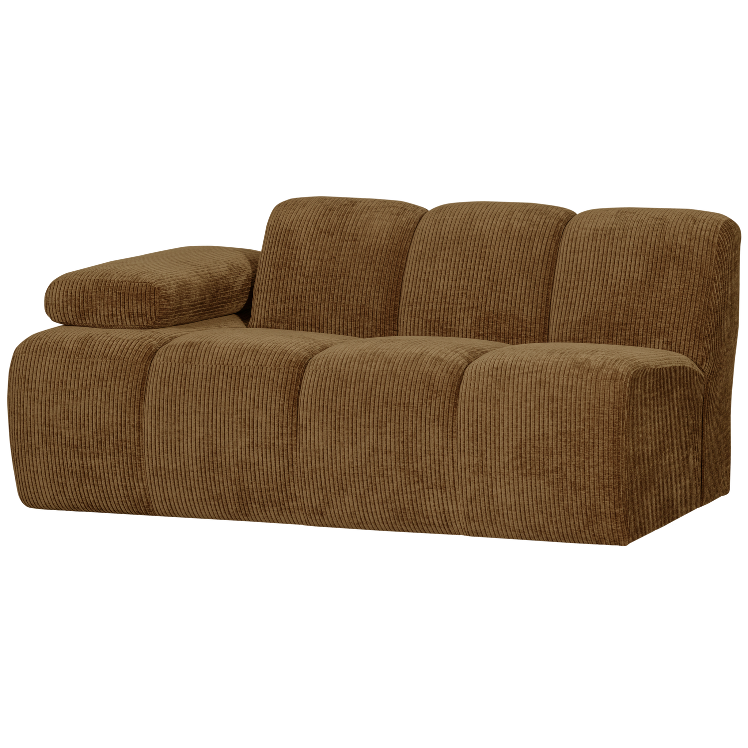 WOOOD canapea modulara MOJO 1,5-SEATER ELEMENT | 100% Pes | Galben | 74x164x97 cm