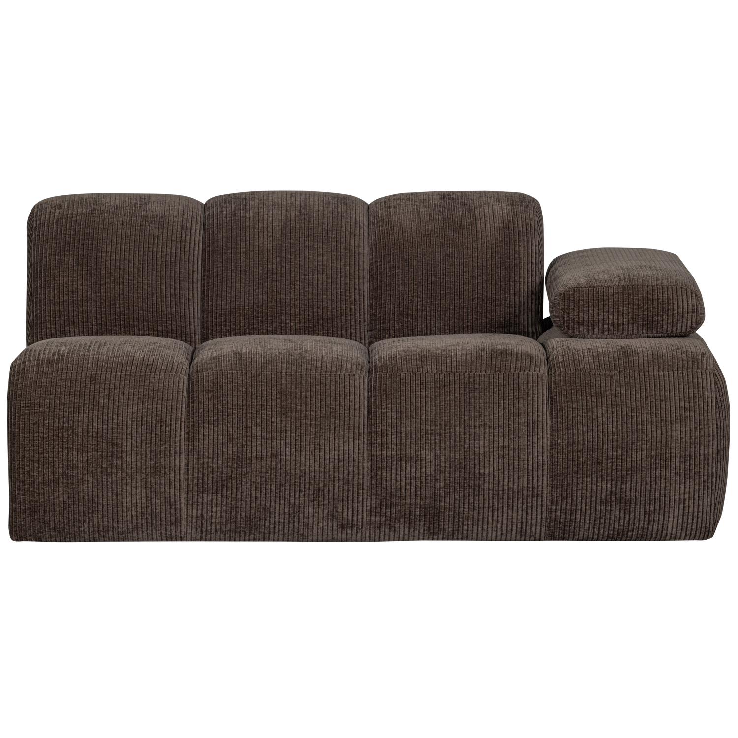 WOOOD canapea modulara MOJO 1,5-SEATER ELEMENT | 100% Pes | Maro | 74x164x97 cm