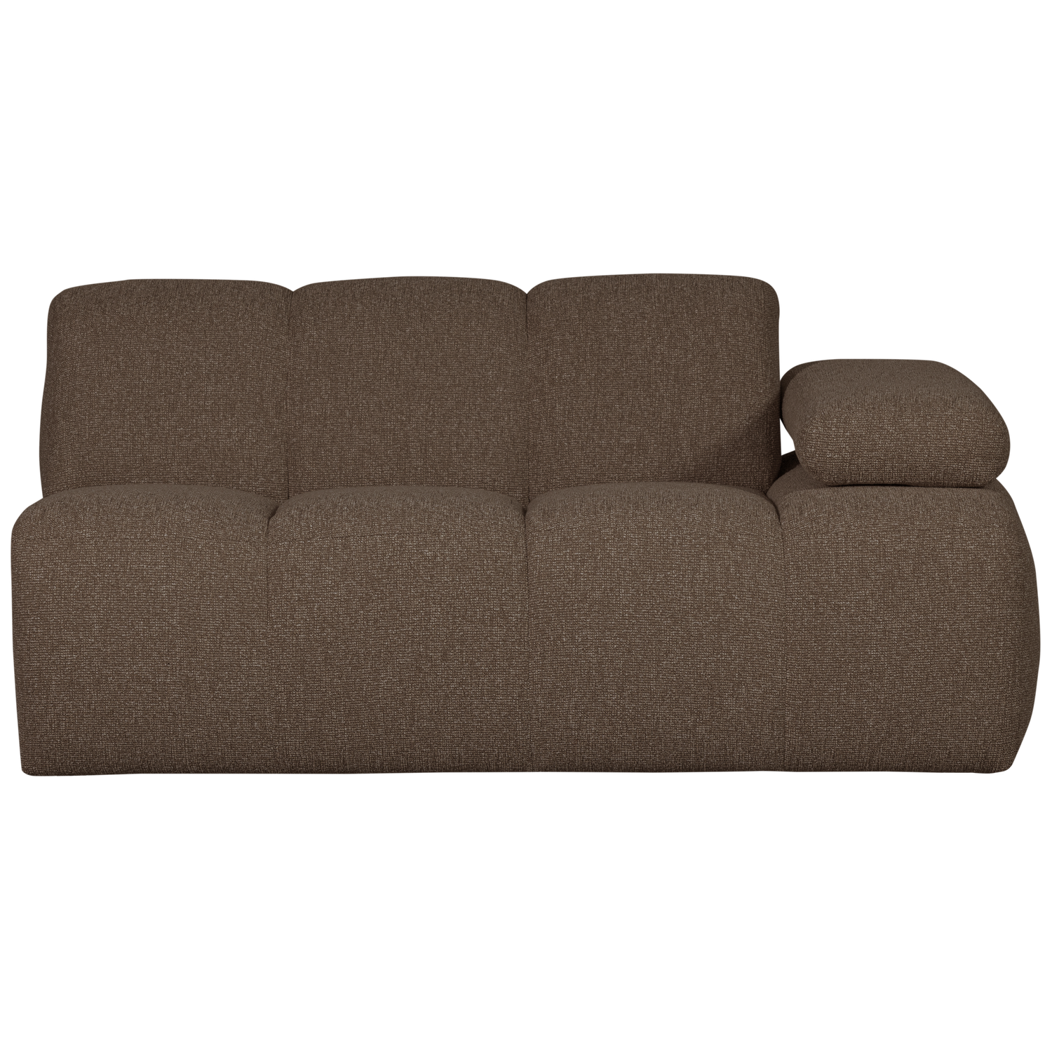 WOOOD canapea modulara MOJO 1,5-SEATER ELEMENT | 100% Pes | Maro | 74x164x97 cm