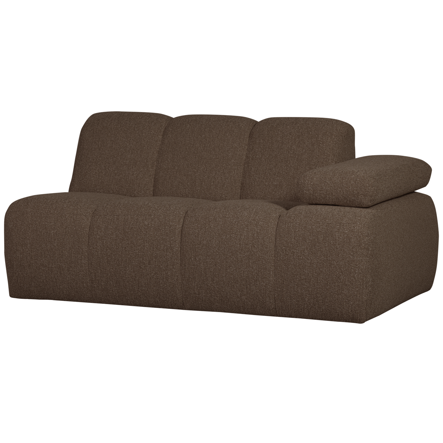 WOOOD canapea modulara MOJO 1,5-SEATER ELEMENT | 100% Pes | Maro | 74x164x97 cm