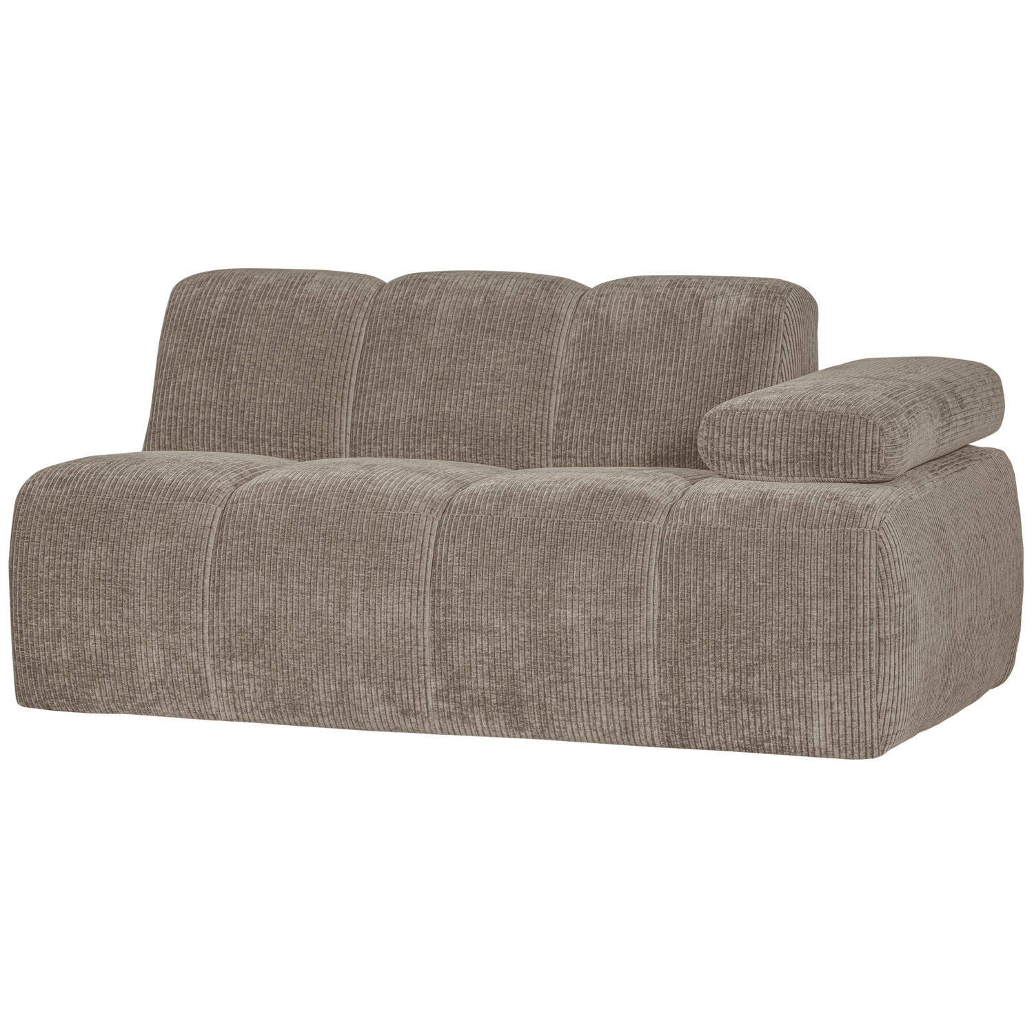 WOOOD canapea modulara MOJO 1,5-SEATER ELEMENT | 100% Pes | Nisipiu | 74x164x97 cm