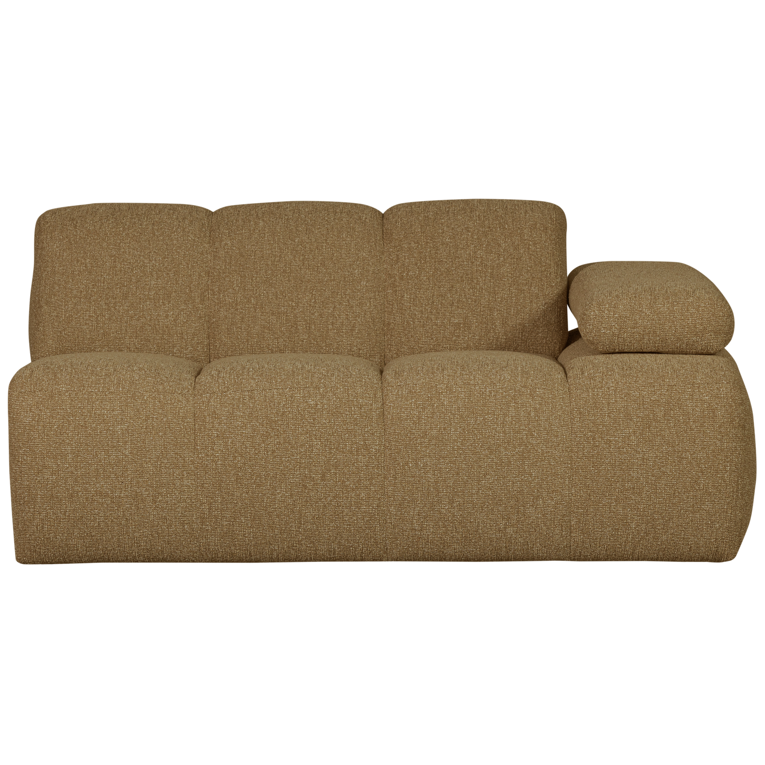 WOOOD canapea modulara MOJO 1,5-SEATER ELEMENT | 100% Pes | Galben | 74x164x97 cm