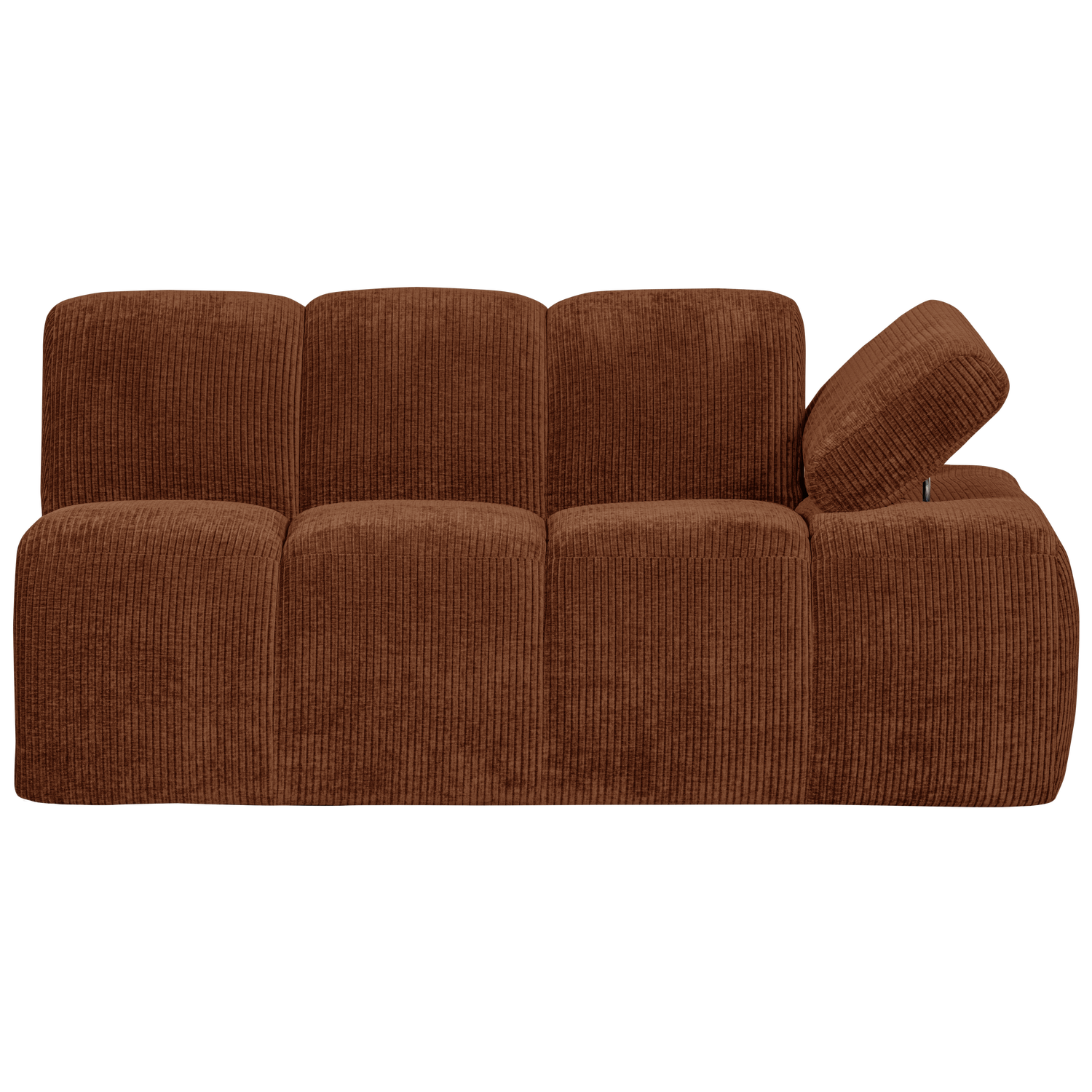 WOOOD canapea modulara MOJO 1,5-SEATER ELEMENT | 100% Pes | Maro | 74x164x97 cm