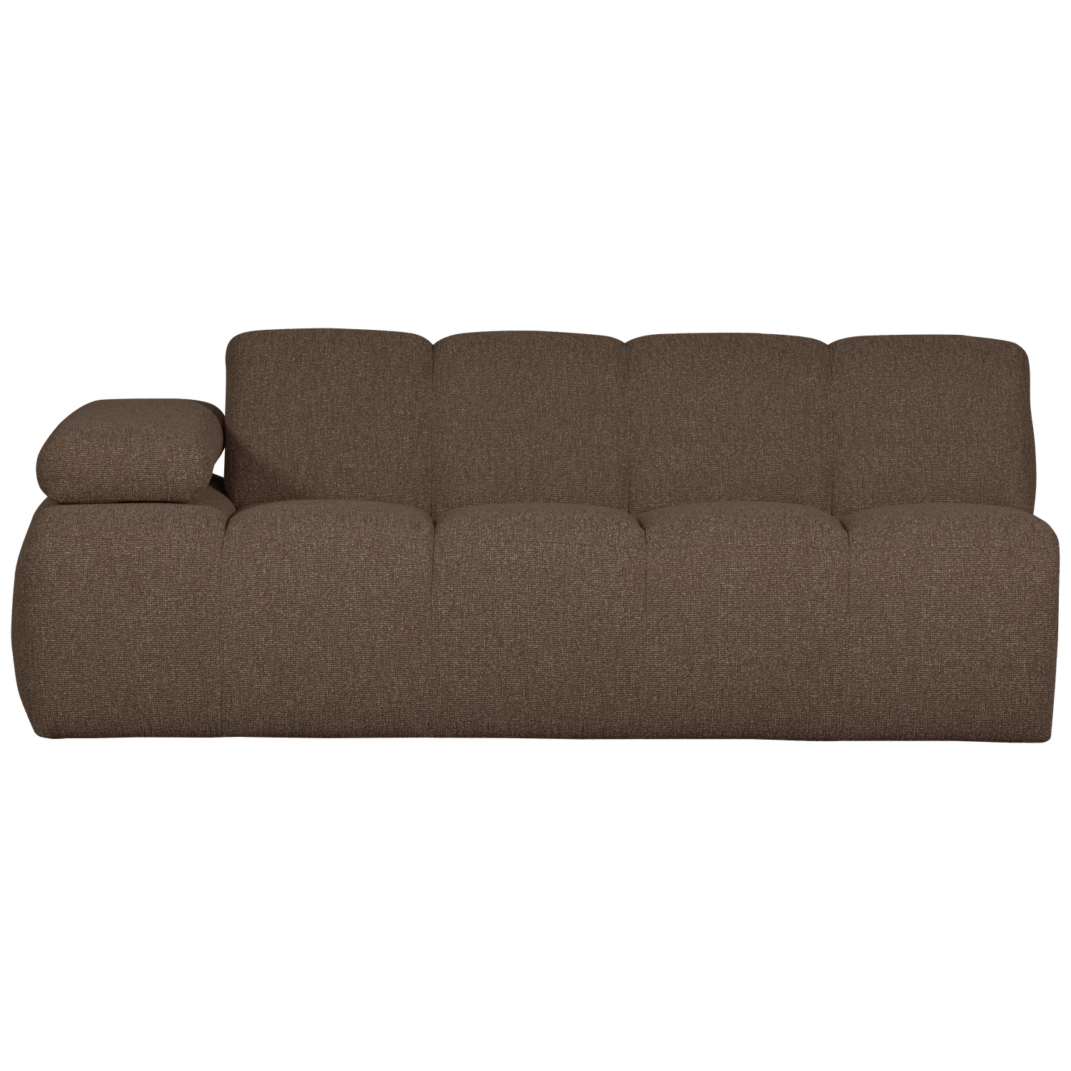 WOOOD canapea modulara MOJO | 100% Pes | Maro | 74x204x97 cm