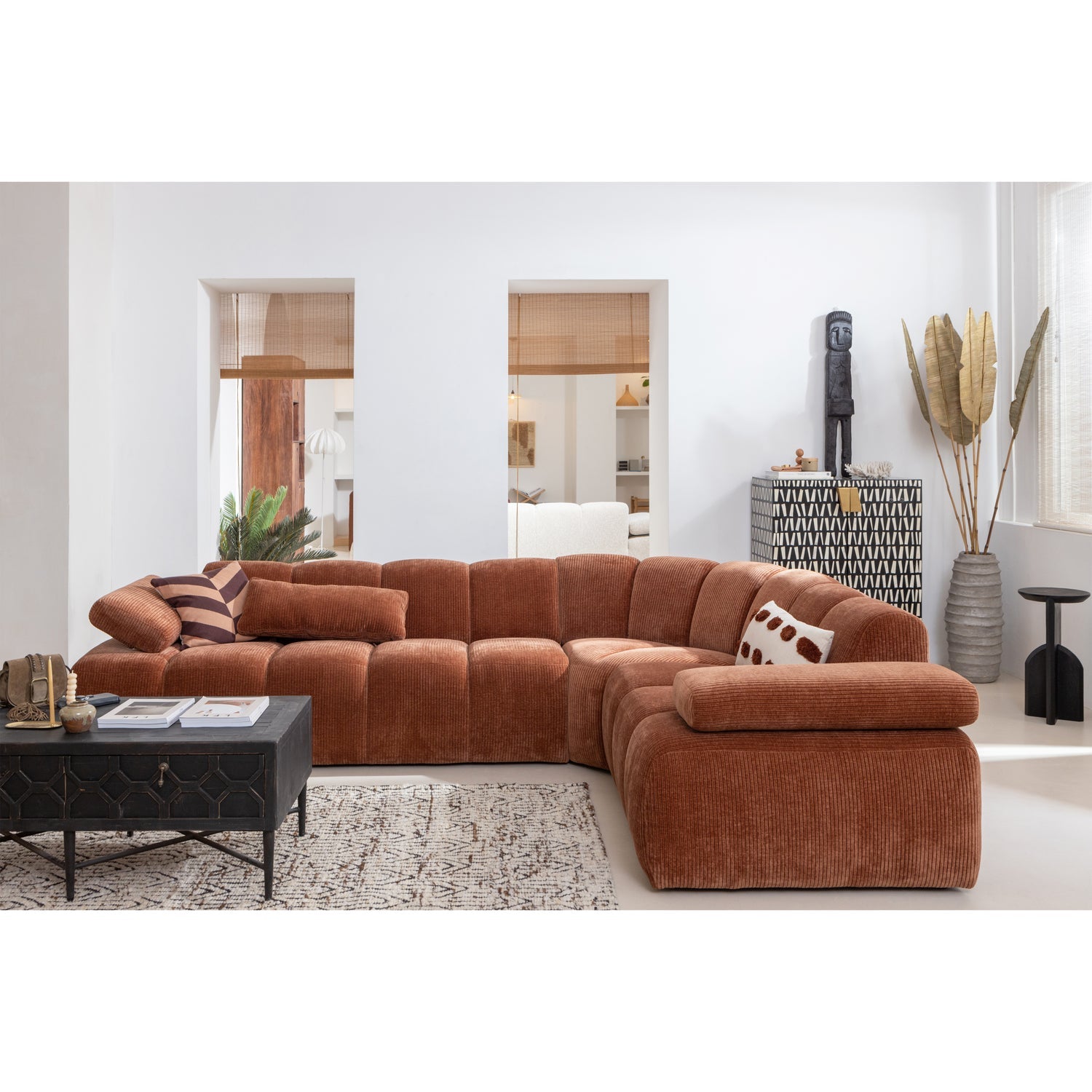 WOOOD canapea modulara MOJO | 100% Pes | Maro | 74x110x110 cm