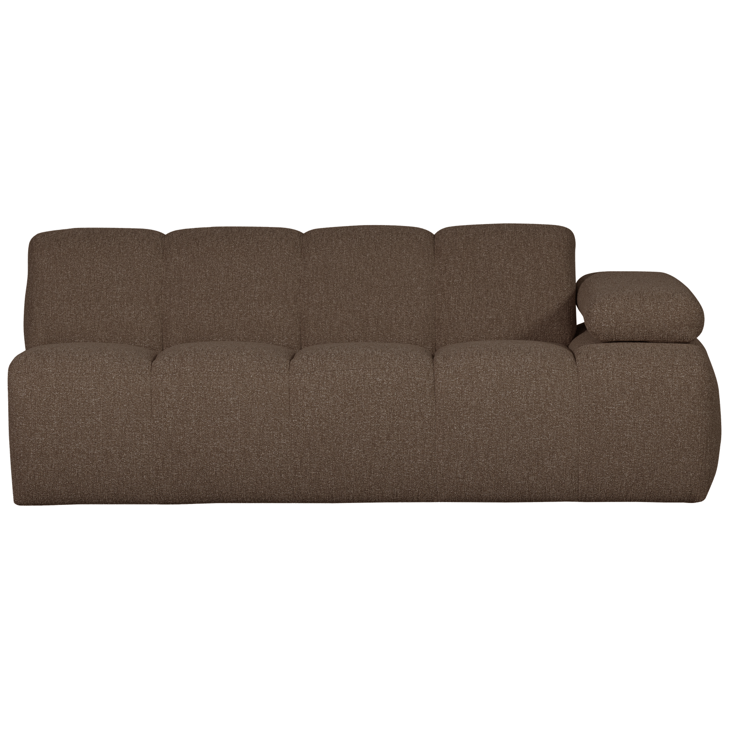 WOOOD canapea modulara MOJO | 100% Pes | Maro | 74x204x97 cm