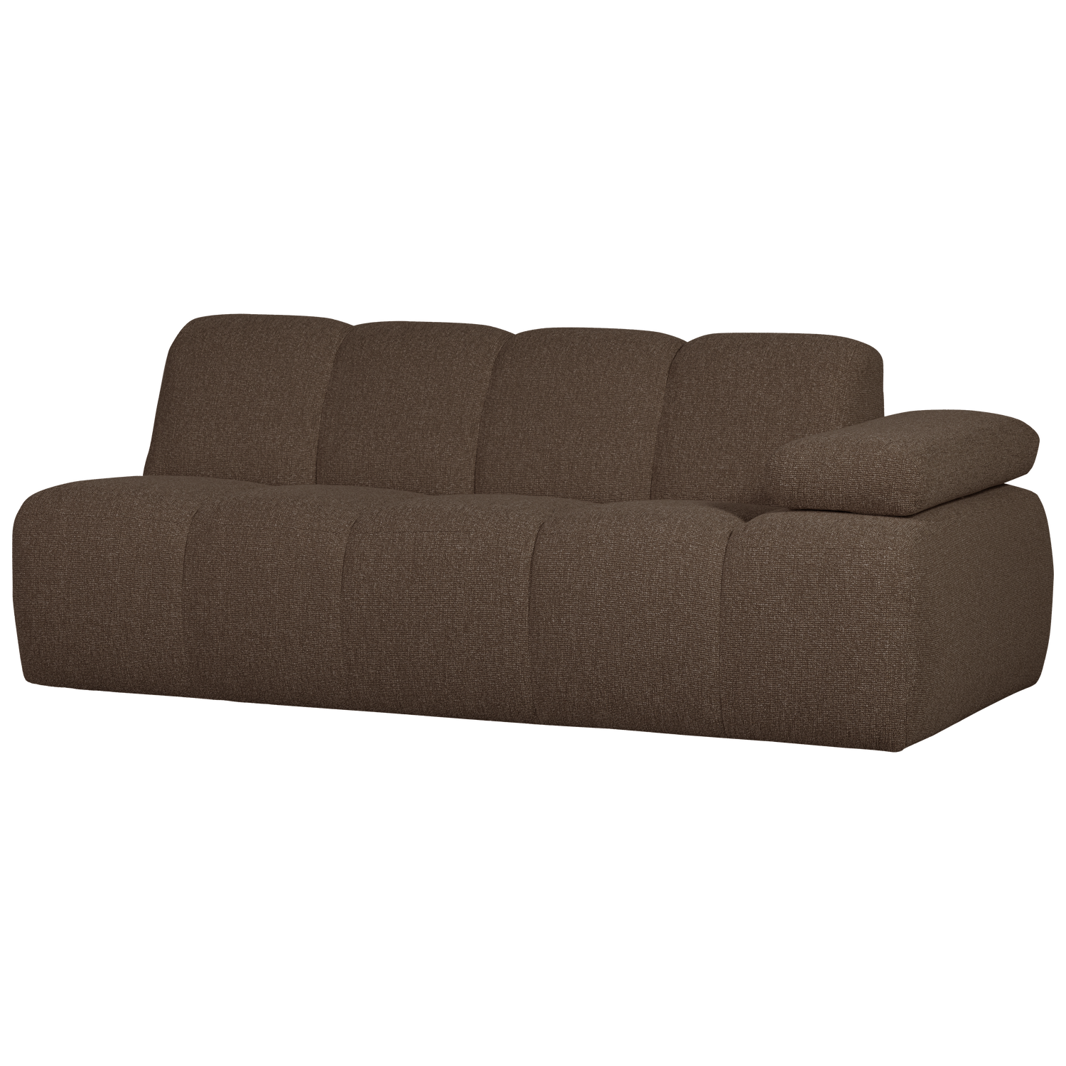 WOOOD canapea modulara MOJO | 100% Pes | Maro | 74x204x97 cm
