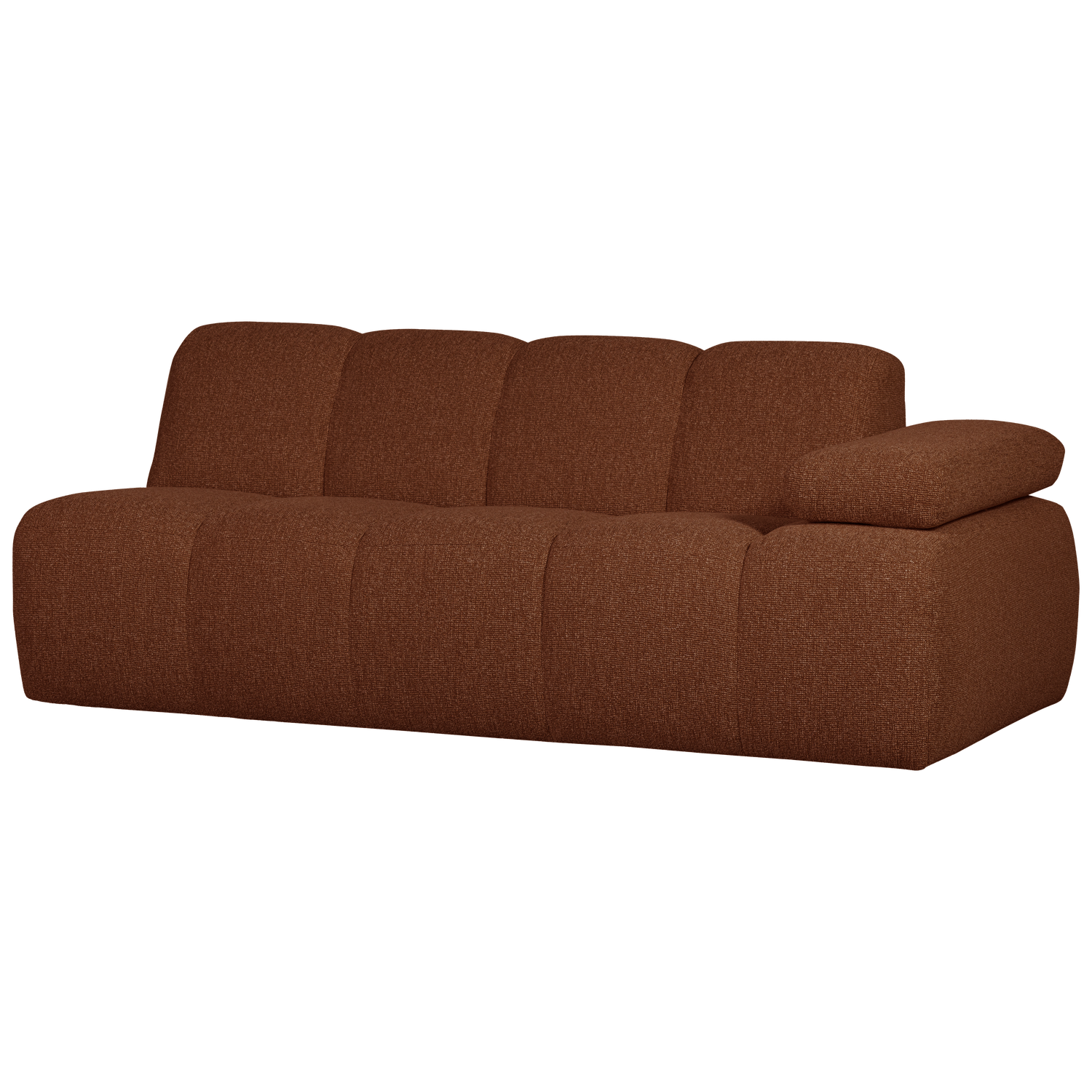 WOOOD canapea modulara MOJO | 100% Pes | Maro | 74x204x97 cm