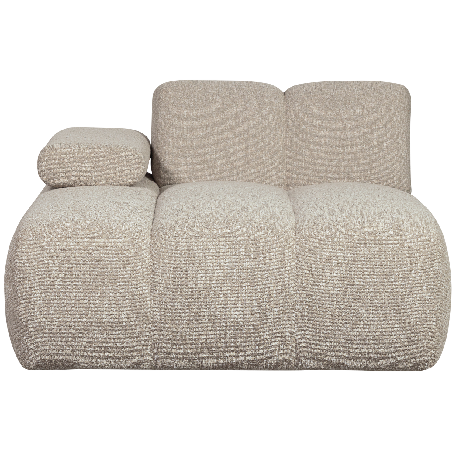 MOJO CHAISE LONGUE ELEMENT LEFT BOUCLE BEIGE MELANGE