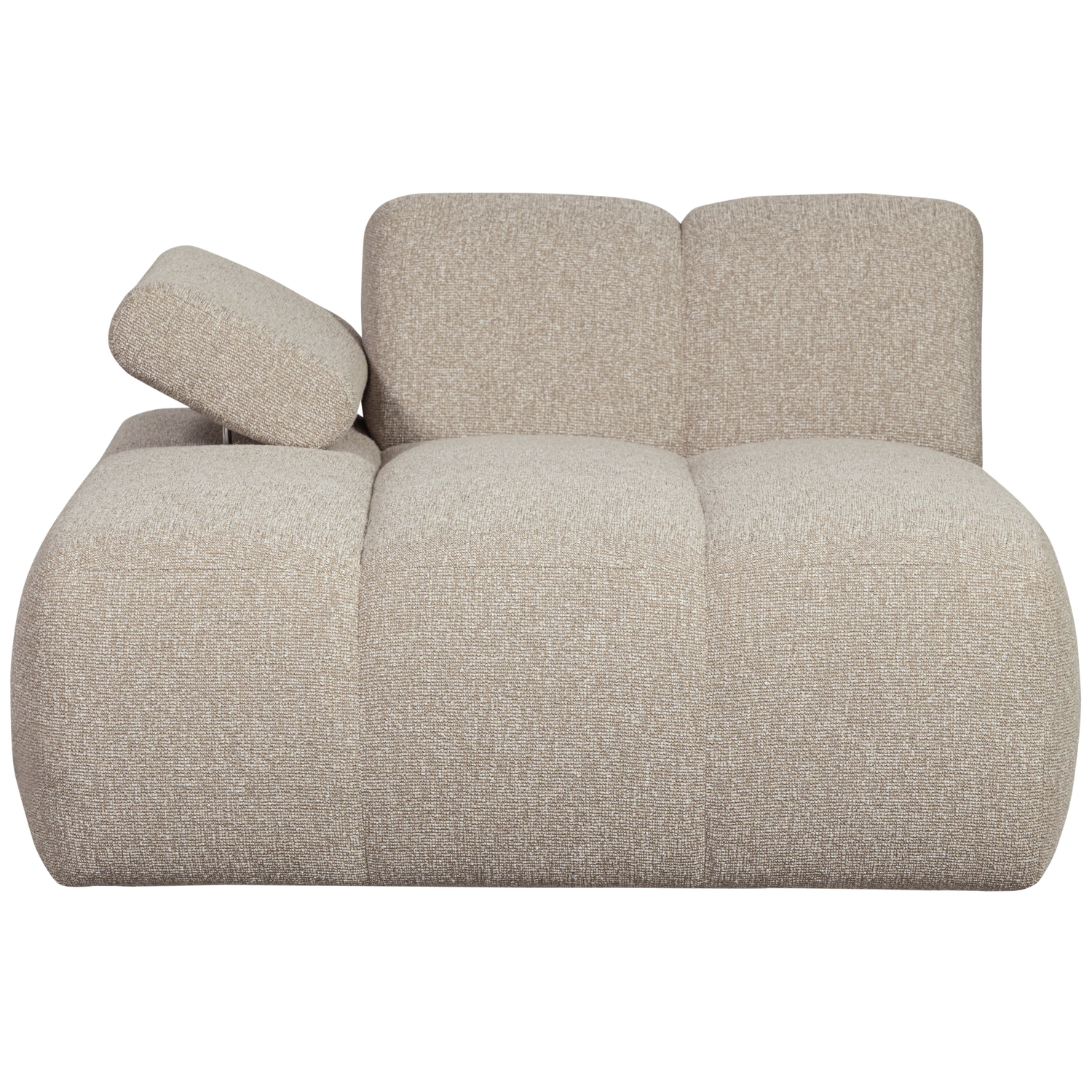 MOJO CHAISE LONGUE ELEMENT LEFT BOUCLE BEIGE MELANGE