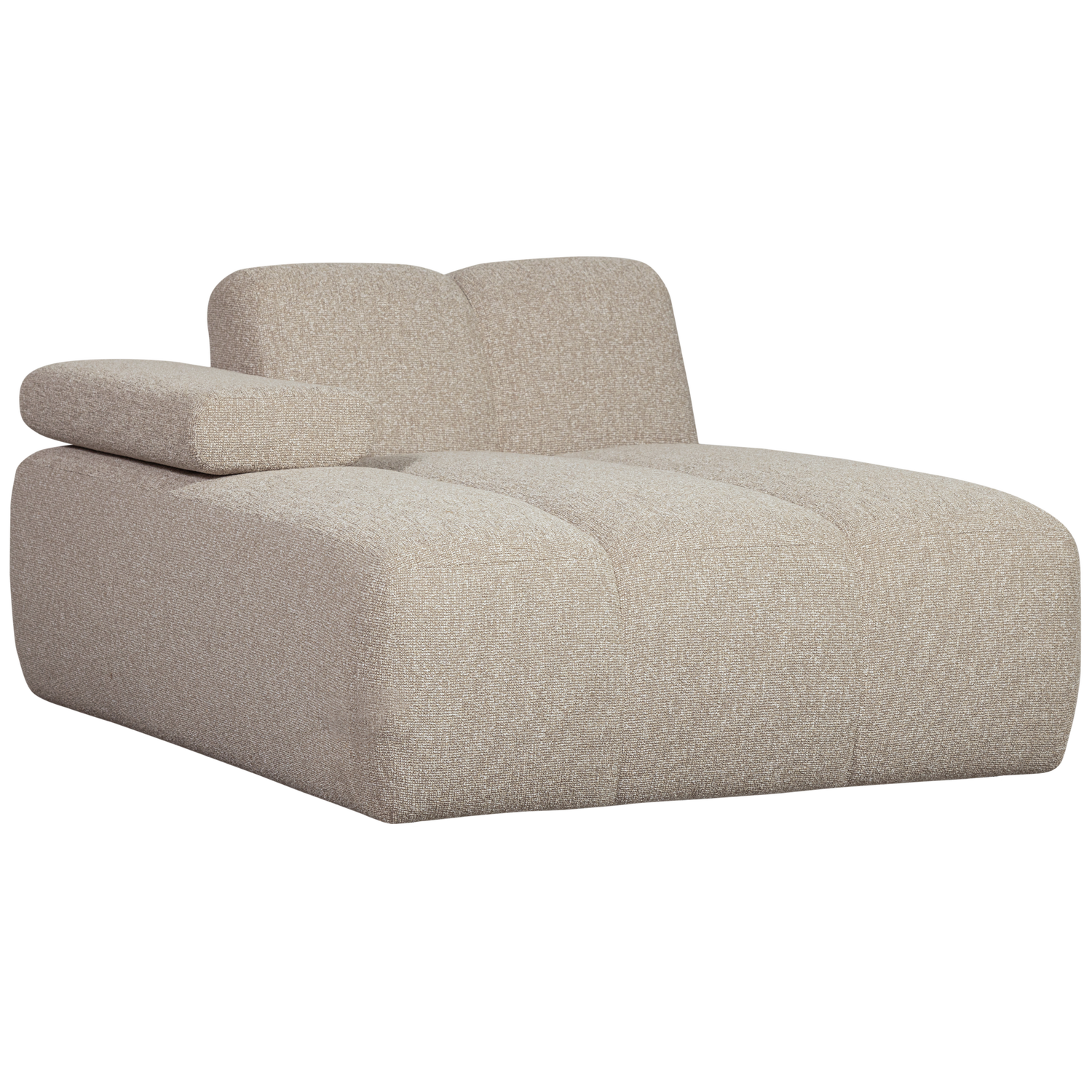 MOJO CHAISE LONGUE ELEMENT LEFT BOUCLE BEIGE MELANGE