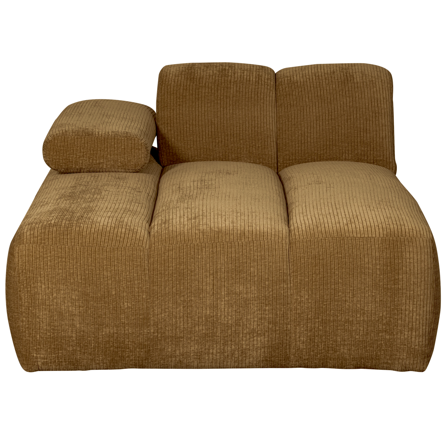 WOOOD canapea modulara MOJO CHAISE LONGUE ELEMENT | 100% Pes | Galben | 74x124x162 cm
