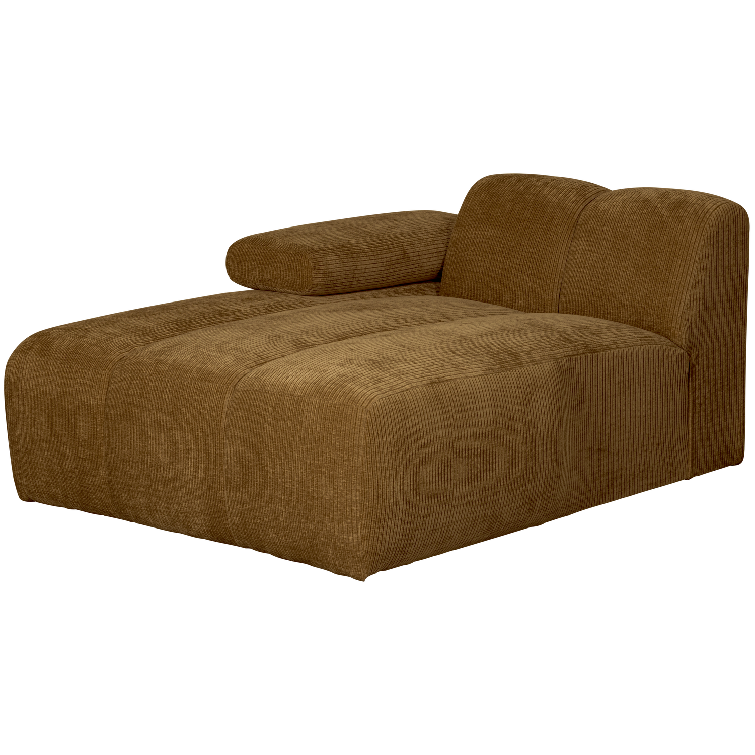 WOOOD canapea modulara MOJO CHAISE LONGUE ELEMENT | 100% Pes | Galben | 74x124x162 cm