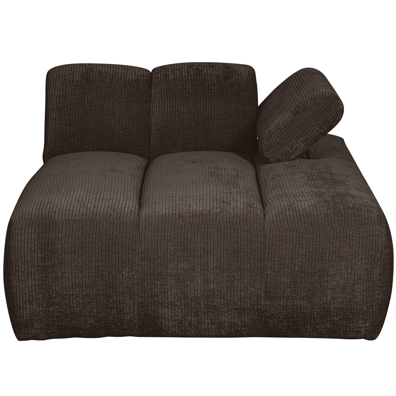 WOOOD canapea modulara MOJO CHAISE LONGUE ELEMENT | 100% Pes | Maro | 74x124x162 cm