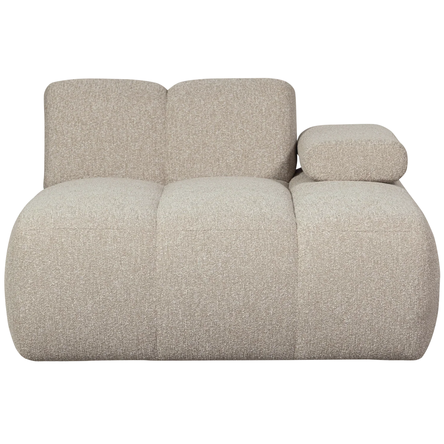 MOJO CHAISE LONGUE ELEMENT RIGHT BOUCLE BEIGE MELANGE