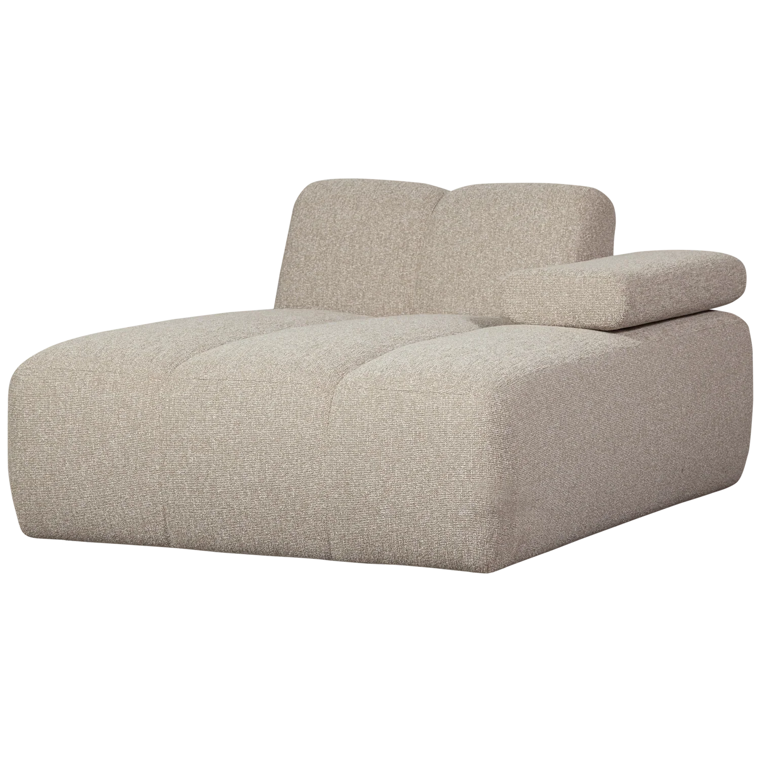 MOJO CHAISE LONGUE ELEMENT RIGHT BOUCLE BEIGE MELANGE