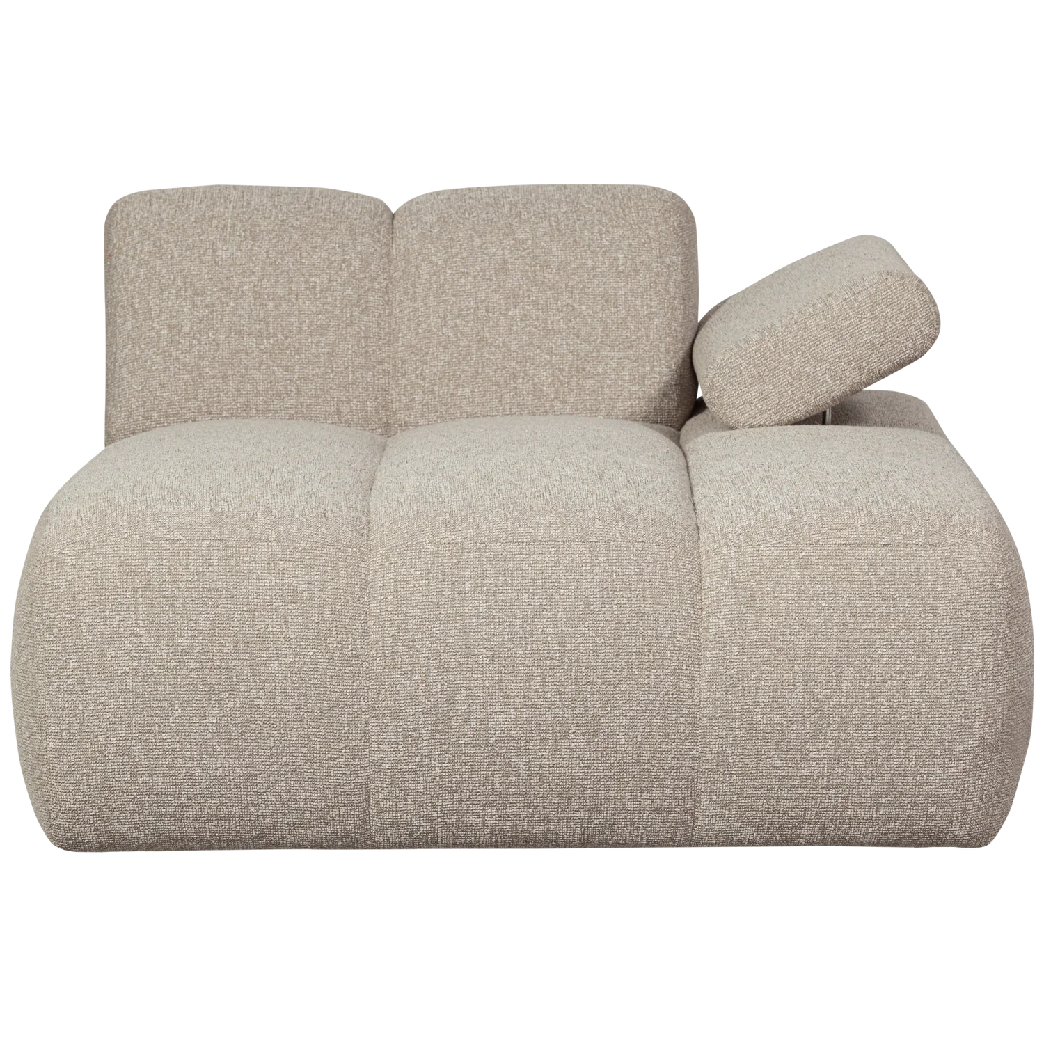 MOJO CHAISE LONGUE ELEMENT RIGHT BOUCLE BEIGE MELANGE