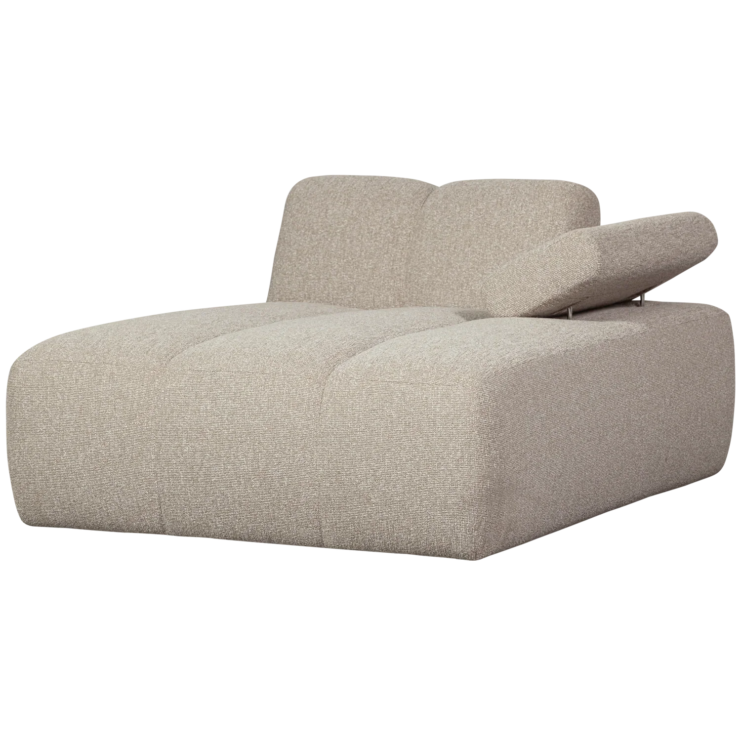 MOJO CHAISE LONGUE ELEMENT RIGHT BOUCLE BEIGE MELANGE