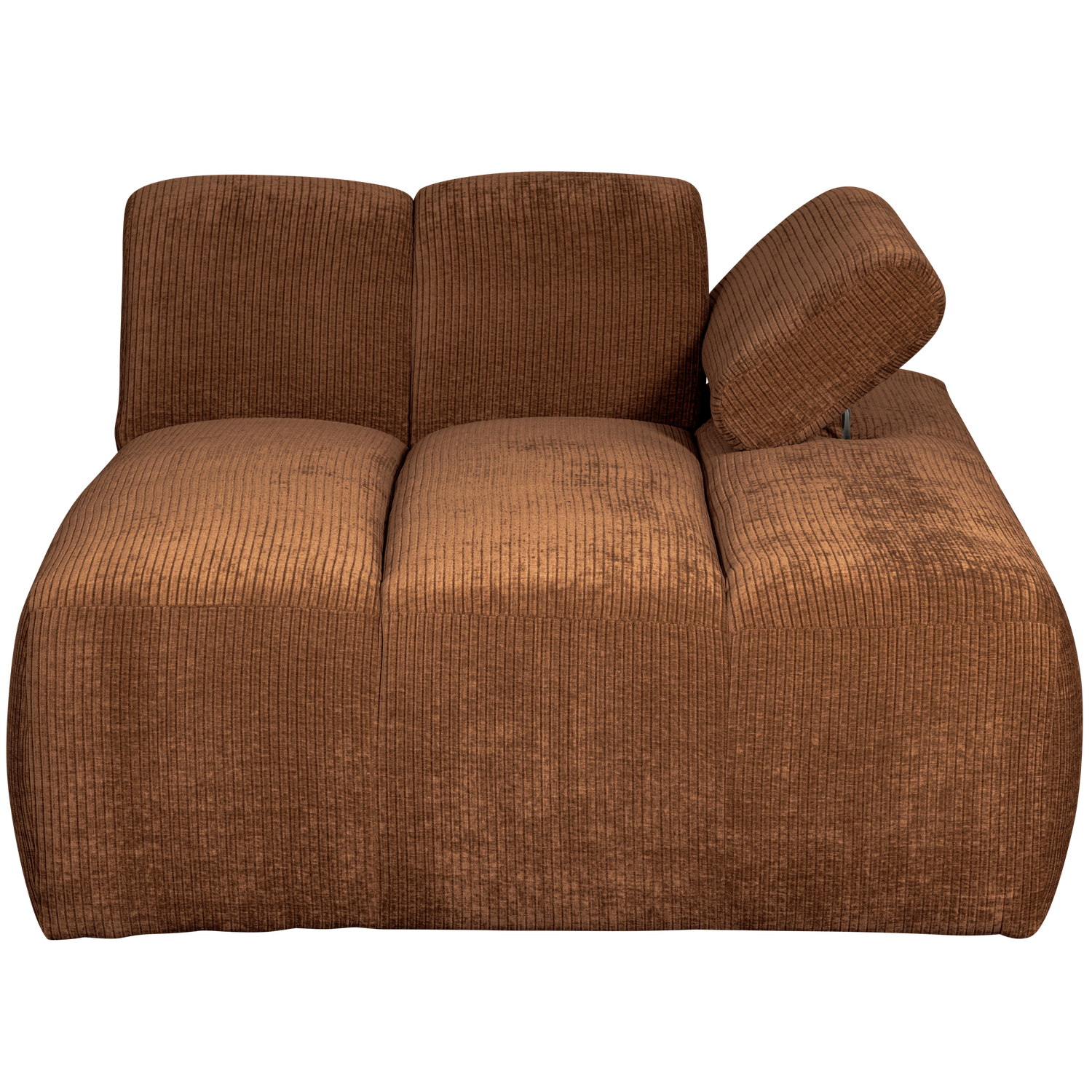 WOOOD canapea modulara MOJO CHAISE LONGUE ELEMENT | 100% Pes | Maro | 74x124x162 cm