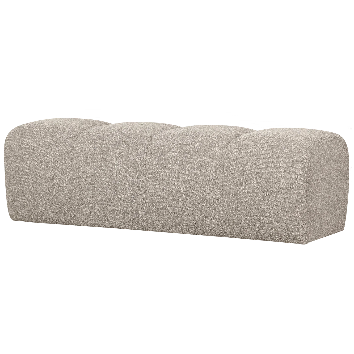 MOJO DINING BENCH 164 CM BOUCLE BEIGE MELANGE
