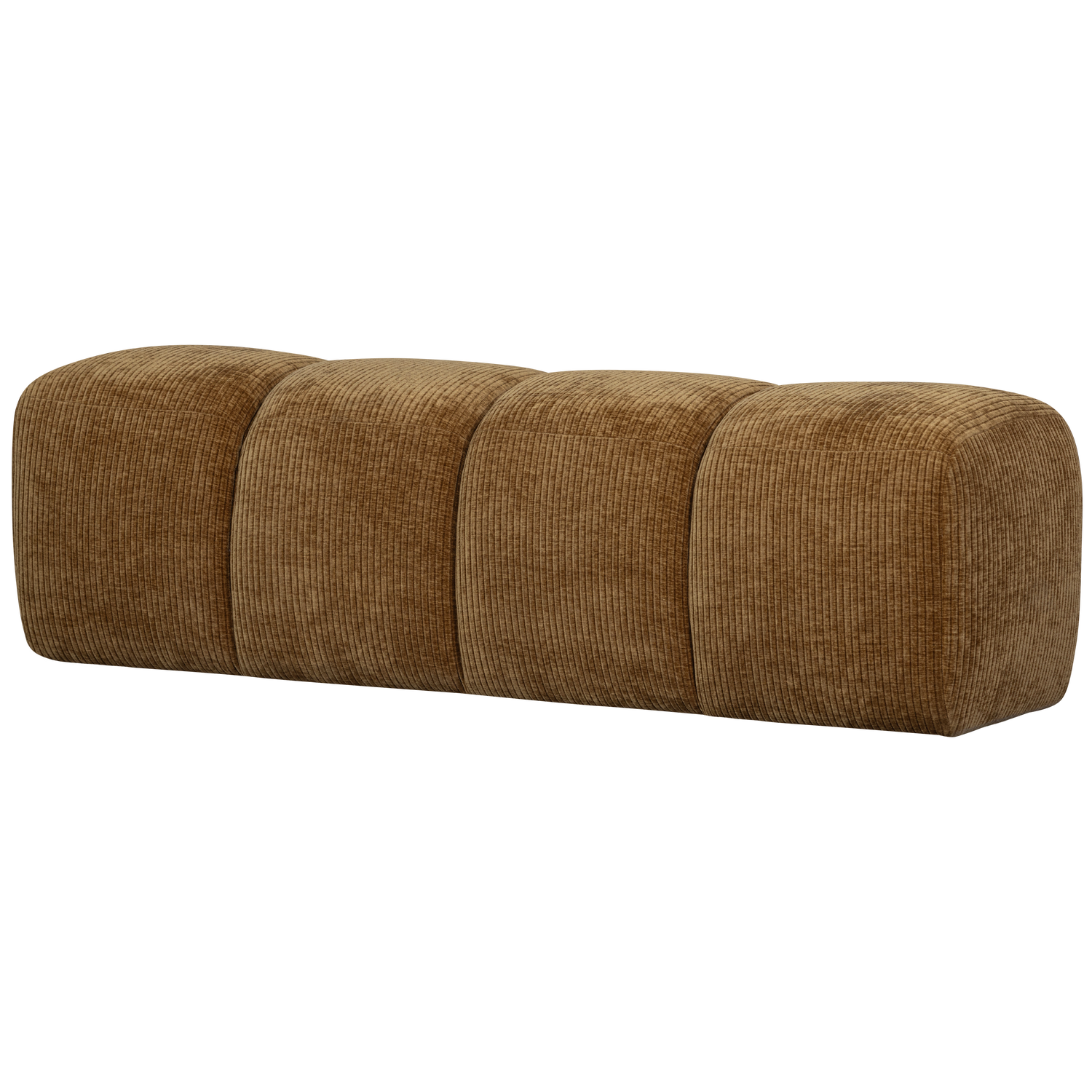 WOOOD banca dining MOJO | 100% Pes | Galben | 49x164x45 cm