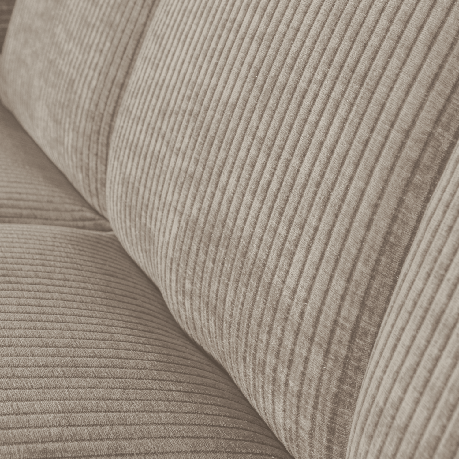 MOJO DINING BENCH 164 CM WITH BACKREST RIB FABRIC DARK SAND