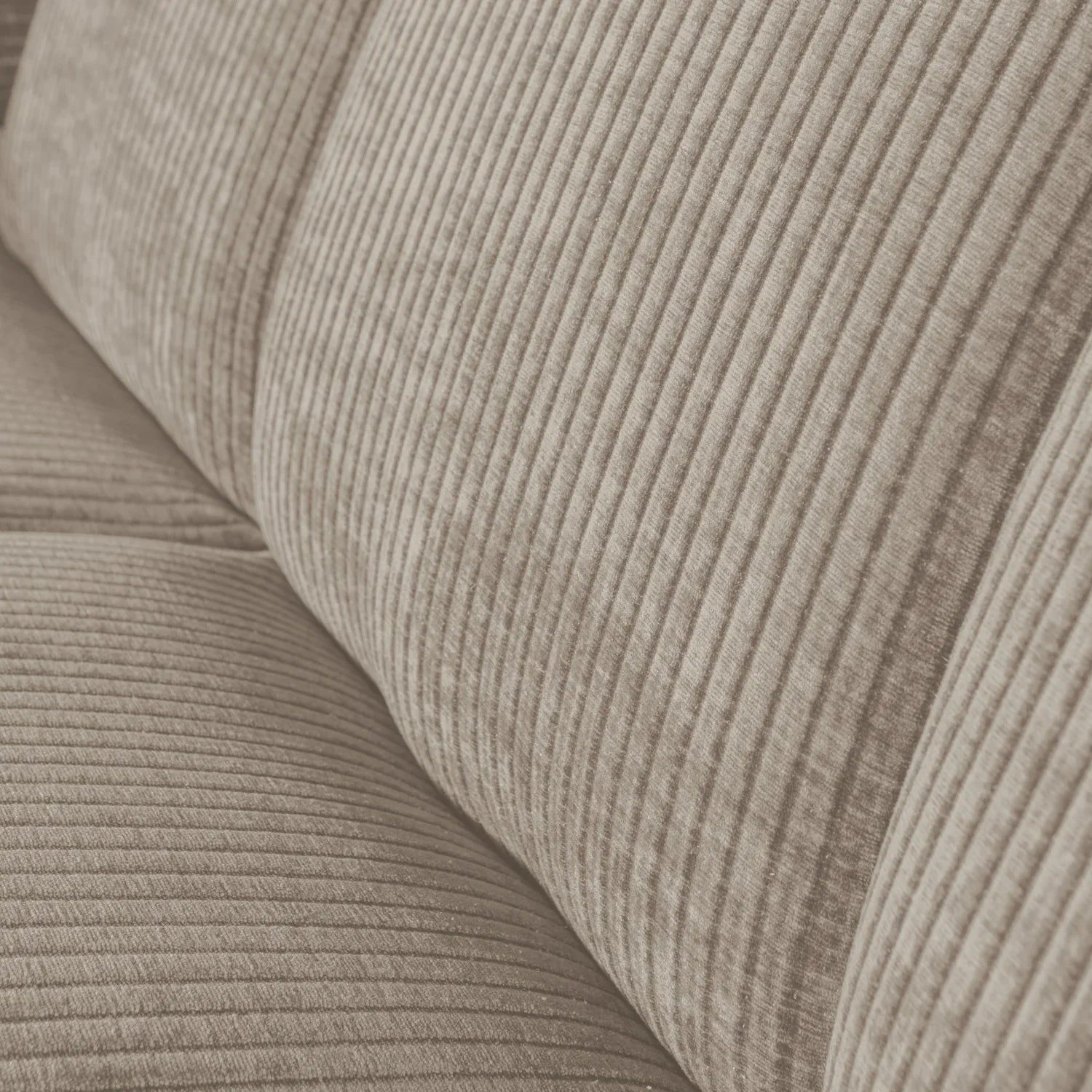 MOJO DINING BENCH 164 CM WITH BACKREST RIB FABRIC DARK SAND