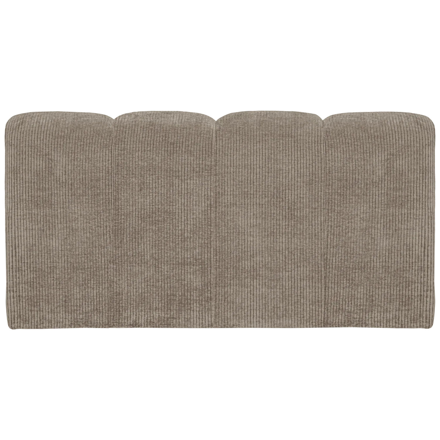 MOJO DINING BENCH 164 CM WITH BACKREST RIB FABRIC DARK SAND