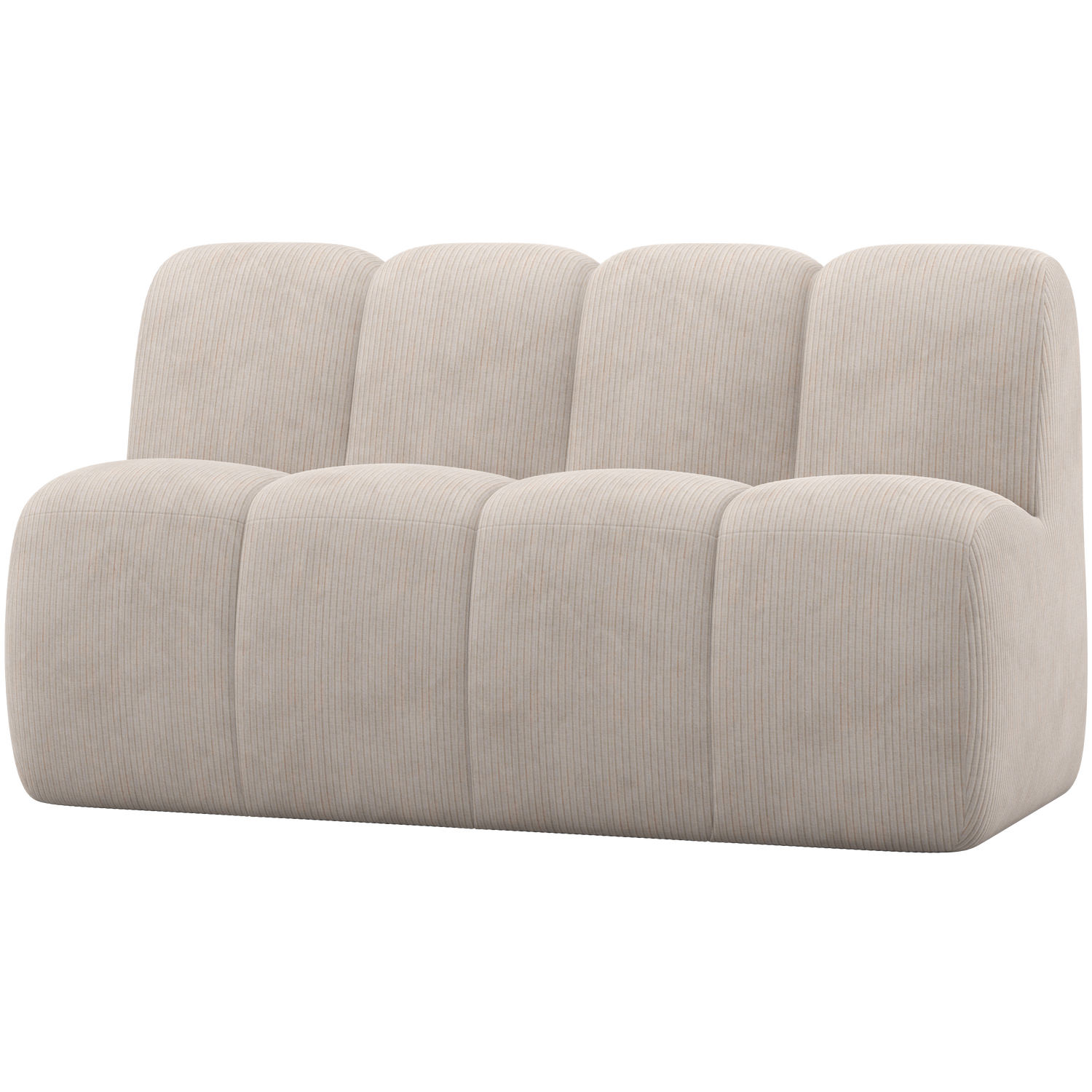 WOOOD banca dining MOJO | 100% Pes | Ecru | 83x164x73 cm