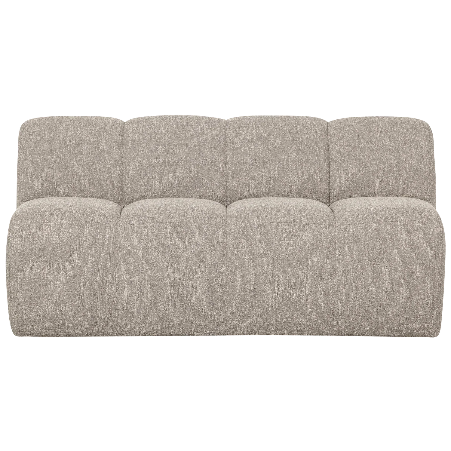 MOJO DINING BENCH 164 CM WITH BACKREST BOUCLE BEIGE MELANGE