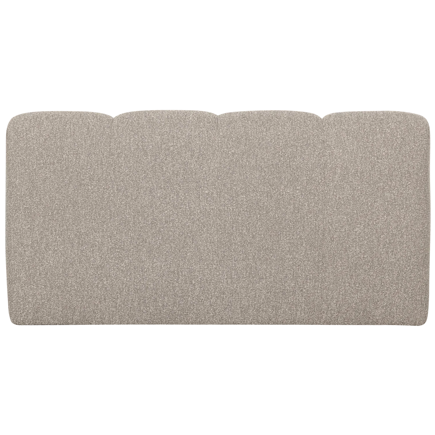 MOJO DINING BENCH 164 CM WITH BACKREST BOUCLE BEIGE MELANGE