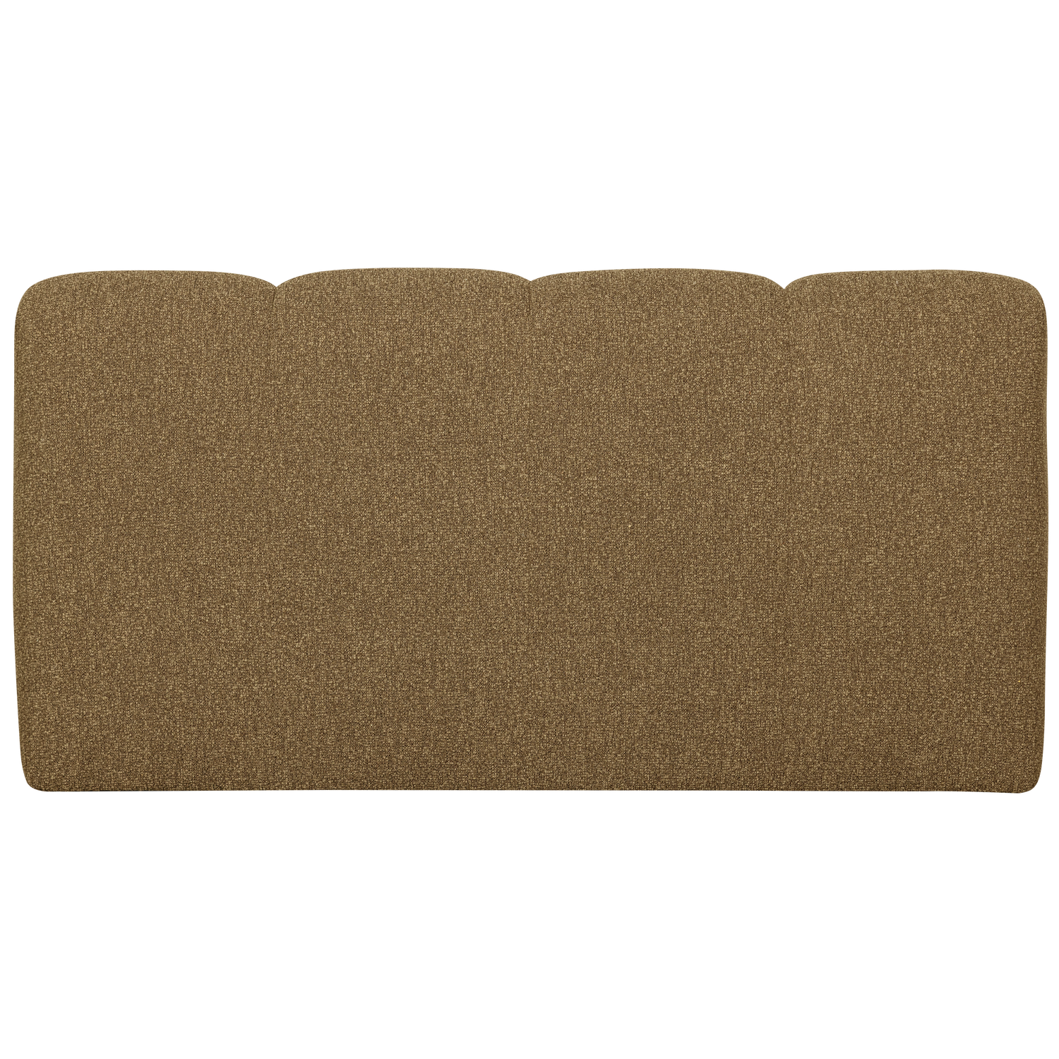 MOJO DINING BENCH 164CM BACKREST BOUCLE YELLOW/BROWN MELANGE